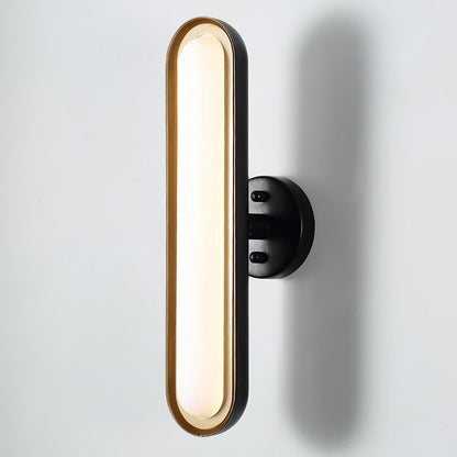 Capsule Wall Lamp | Metal & Glass | Gold or Black