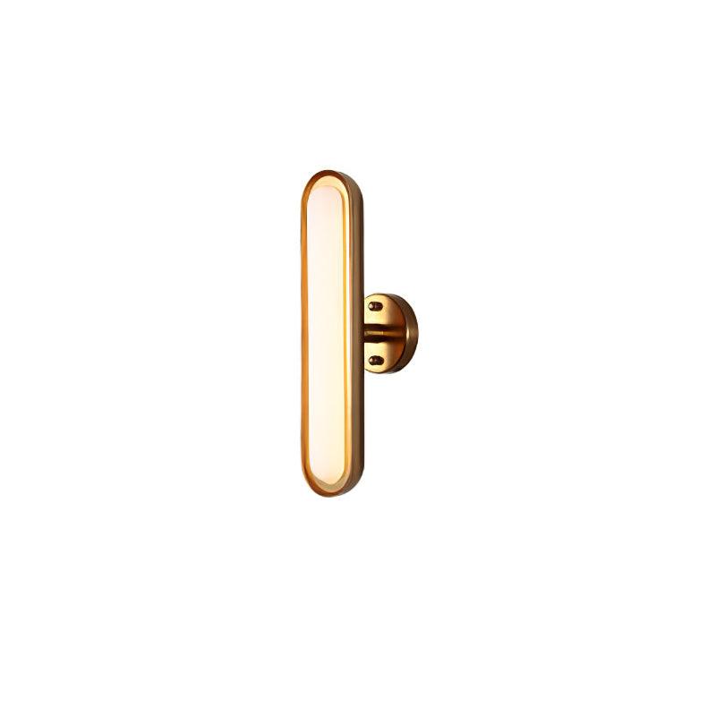 Capsule Wall Lamp | Metal & Glass | Gold or Black