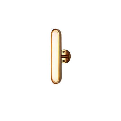 Capsule Wall Lamp | Metal & Glass | Gold or Black