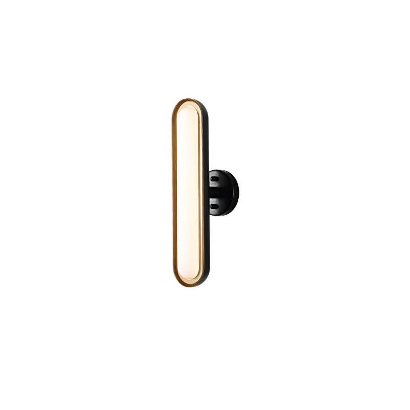 Capsule Wall Lamp | Metal & Glass | Gold or Black