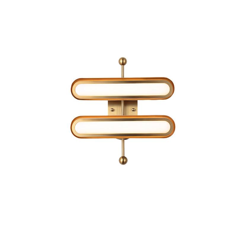 Capsule Wall Lamp | Metal & Glass | Gold or Black