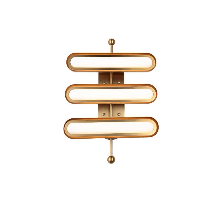 Capsule Wall Lamp | Metal & Glass | Gold or Black