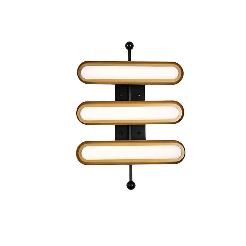 Capsule Wall Lamp | Metal & Glass | Gold or Black