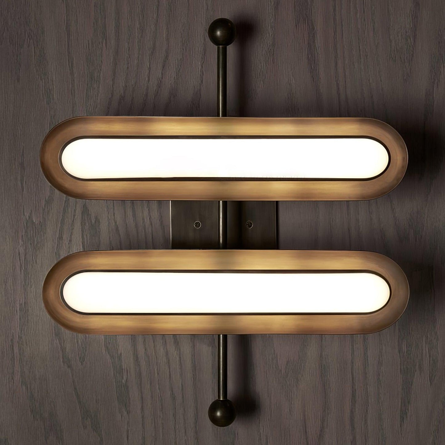 Capsule Wall Lamp | Metal & Glass | Gold or Black