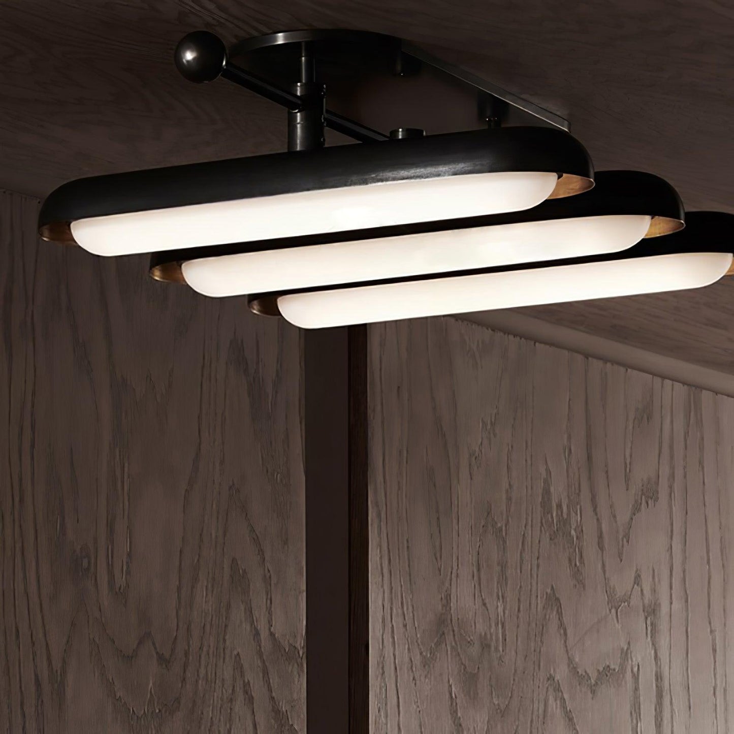 Capsule Wall Lamp | Metal & Glass | Gold or Black