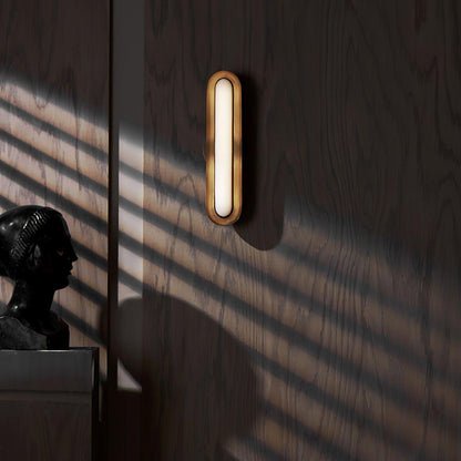 Capsule Wall Lamp | Metal & Glass | Gold or Black