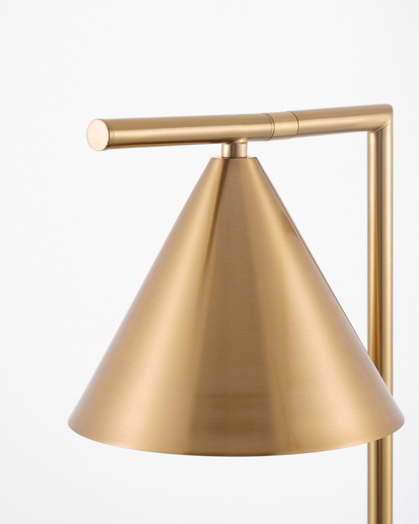 Captain Flint Table Lamp | Metal & Marble | White/Black