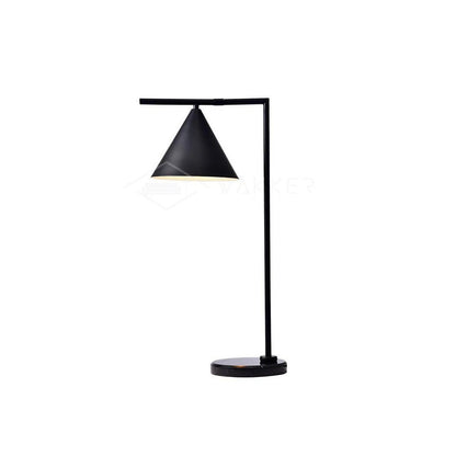 Captain Flint Table Lamp | Metal & Marble | White/Black