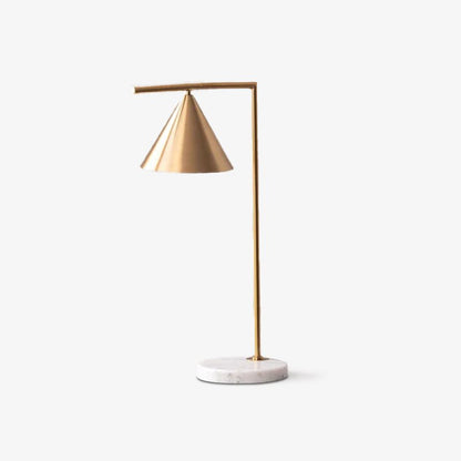 Captain Flint Table Lamp | Metal & Marble | White/Black