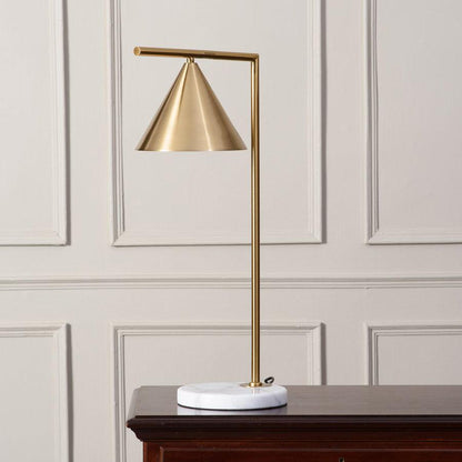 Captain Flint Table Lamp | Metal & Marble | White/Black