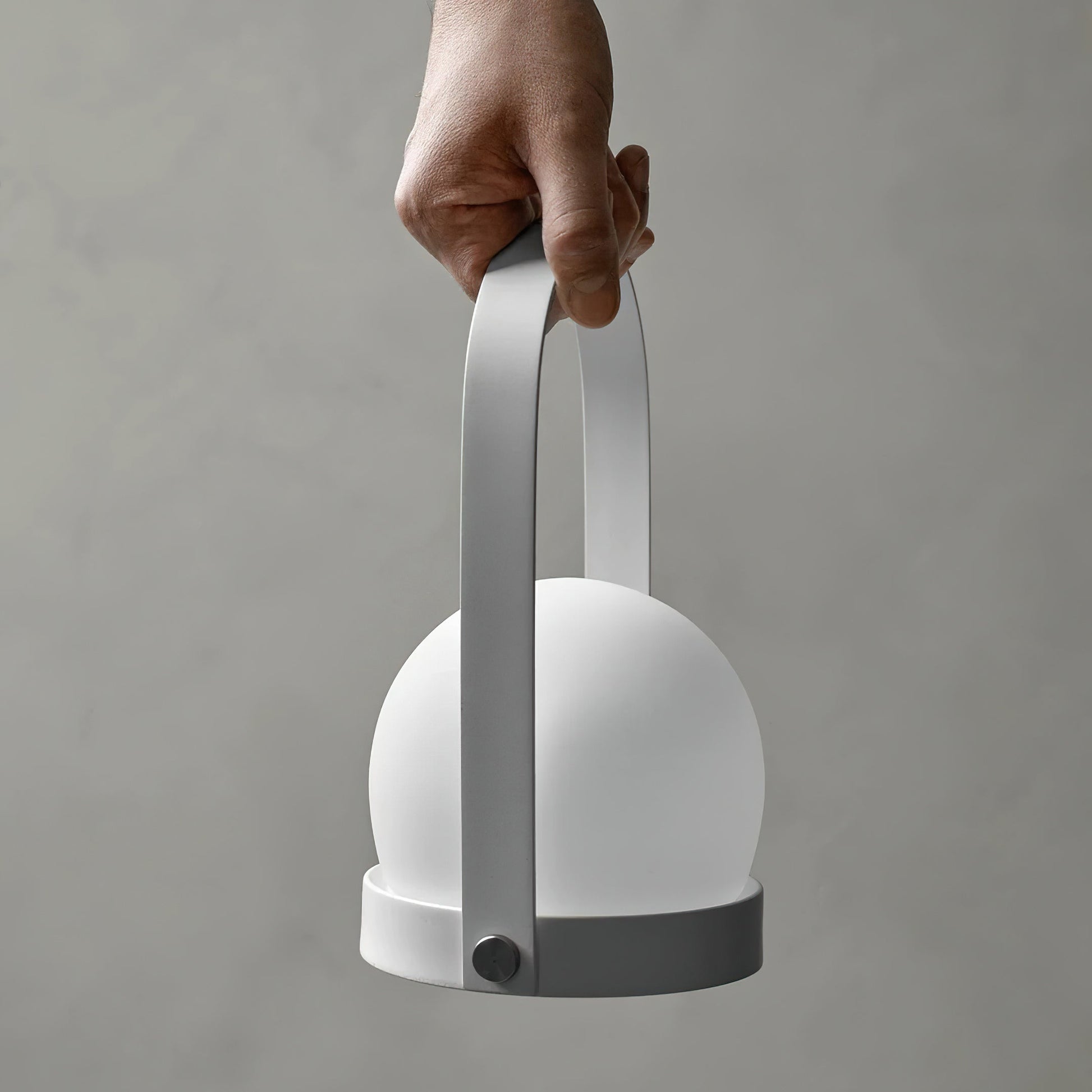 Portable Table Lamp | Metal & Glass | Warm Light, Multiple Colors