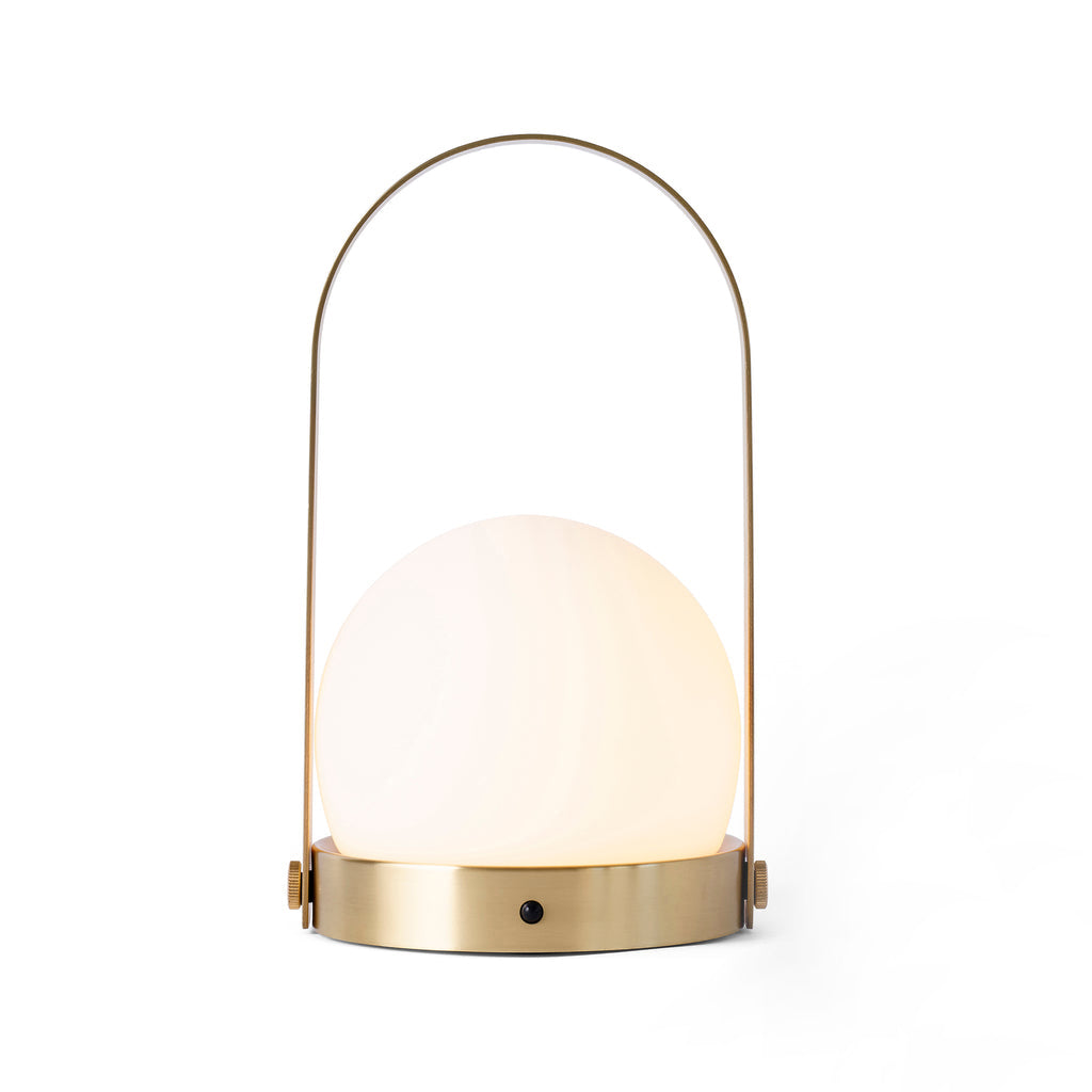 Portable Table Lamp | Metal & Glass | Warm Light, Multiple Colors