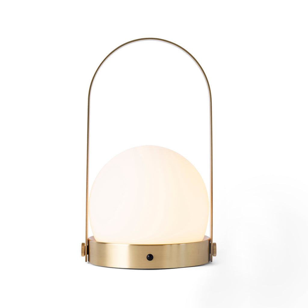 Portable Table Lamp | Metal & Glass | Warm Light, Multiple Colors