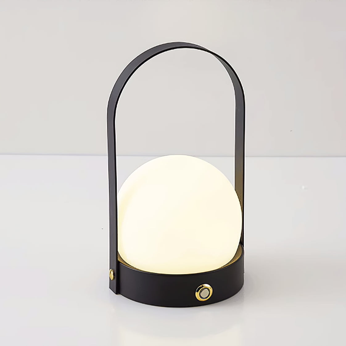 Portable Table Lamp | Metal & Glass | Warm Light, Multiple Colors