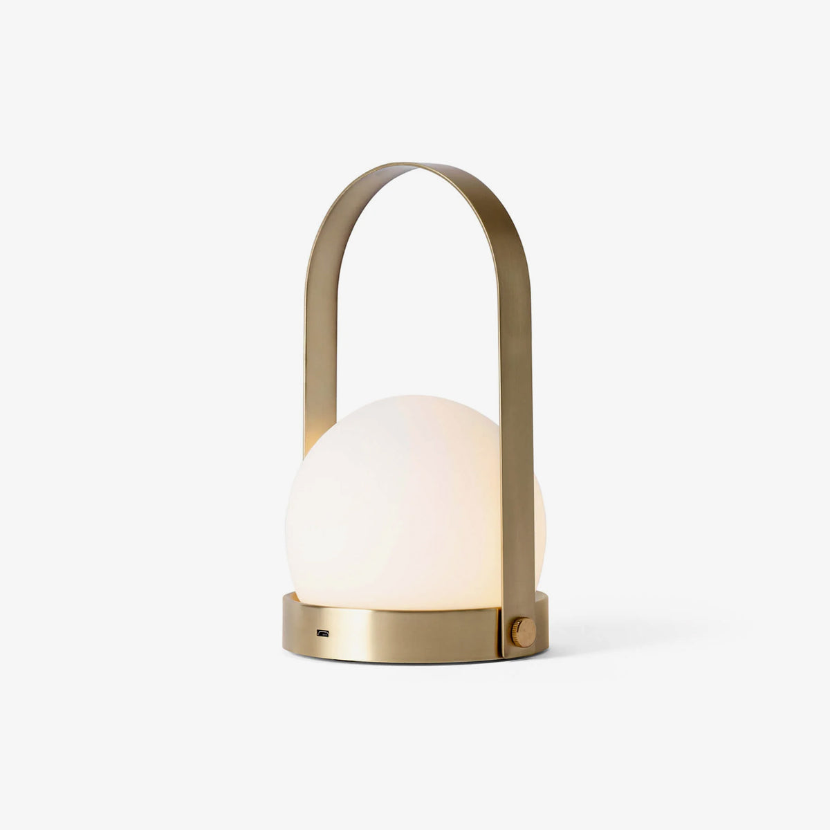 Portable Table Lamp | Metal & Glass | Warm Light, Multiple Colors