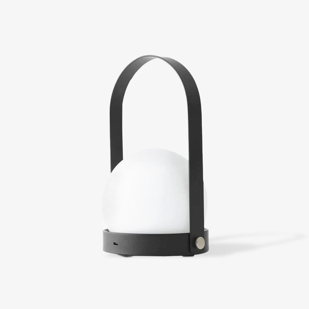 Portable Table Lamp | Metal & Glass | Warm Light, Multiple Colors