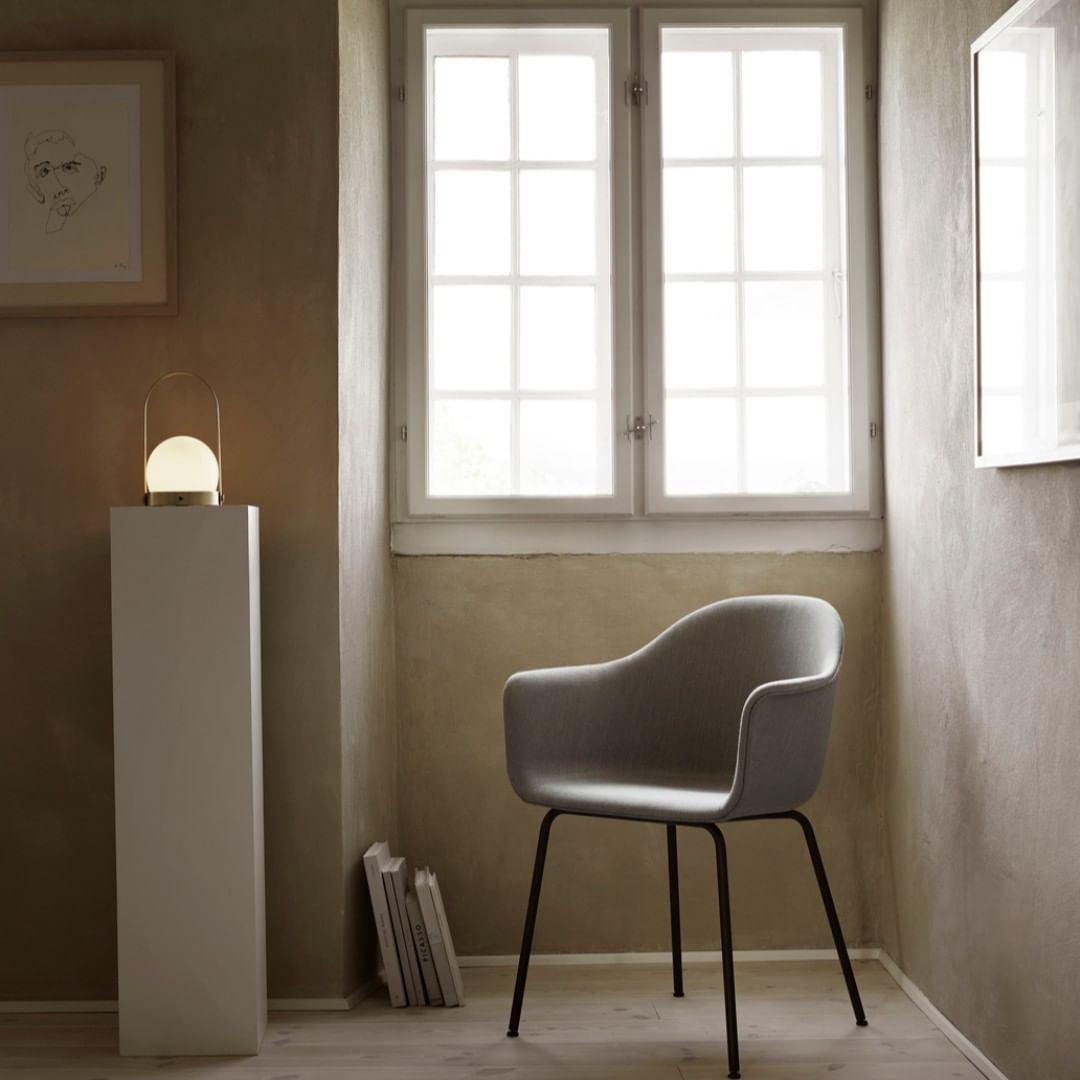 Portable Table Lamp | Metal & Glass | Warm Light, Multiple Colors