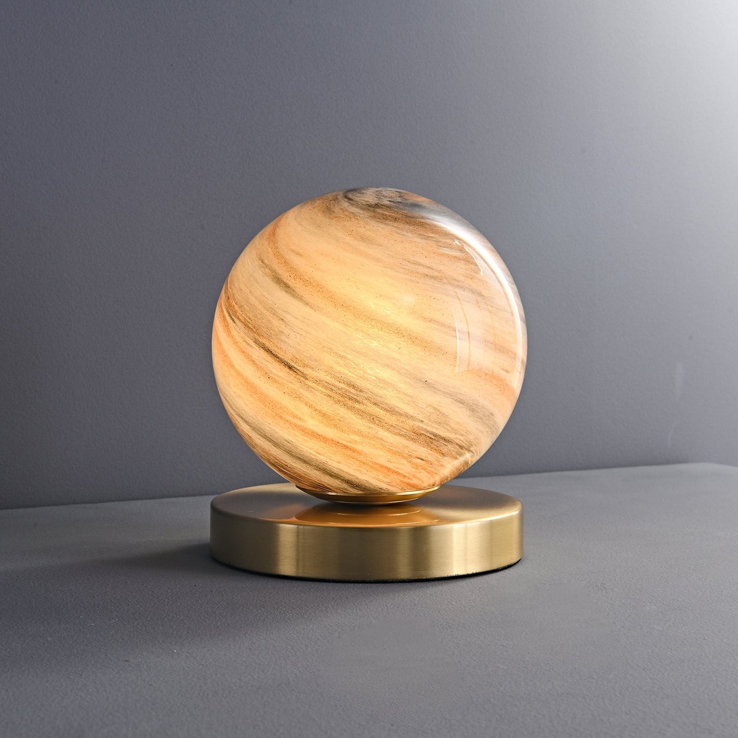 Cassiopeia Table Lamp | Marble & Brass | White