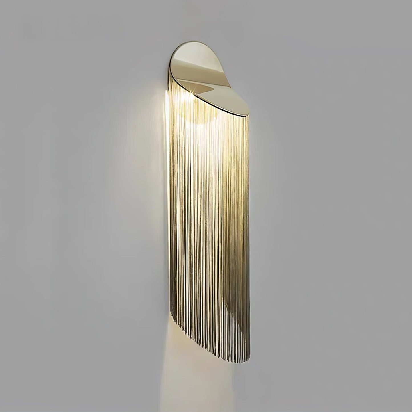 Ce Wall Sconce | Iron, Aluminum, Stainless Steel | Gold, Chrome