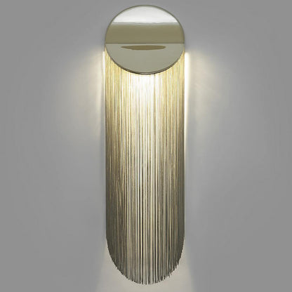 Ce Wall Sconce | Iron, Aluminum, Stainless Steel | Gold, Chrome