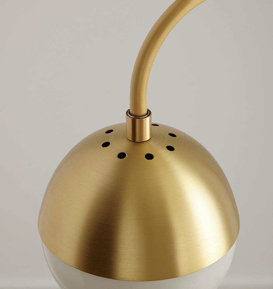 Cedar Moss Table Lamp | Brass & Glass | 21"