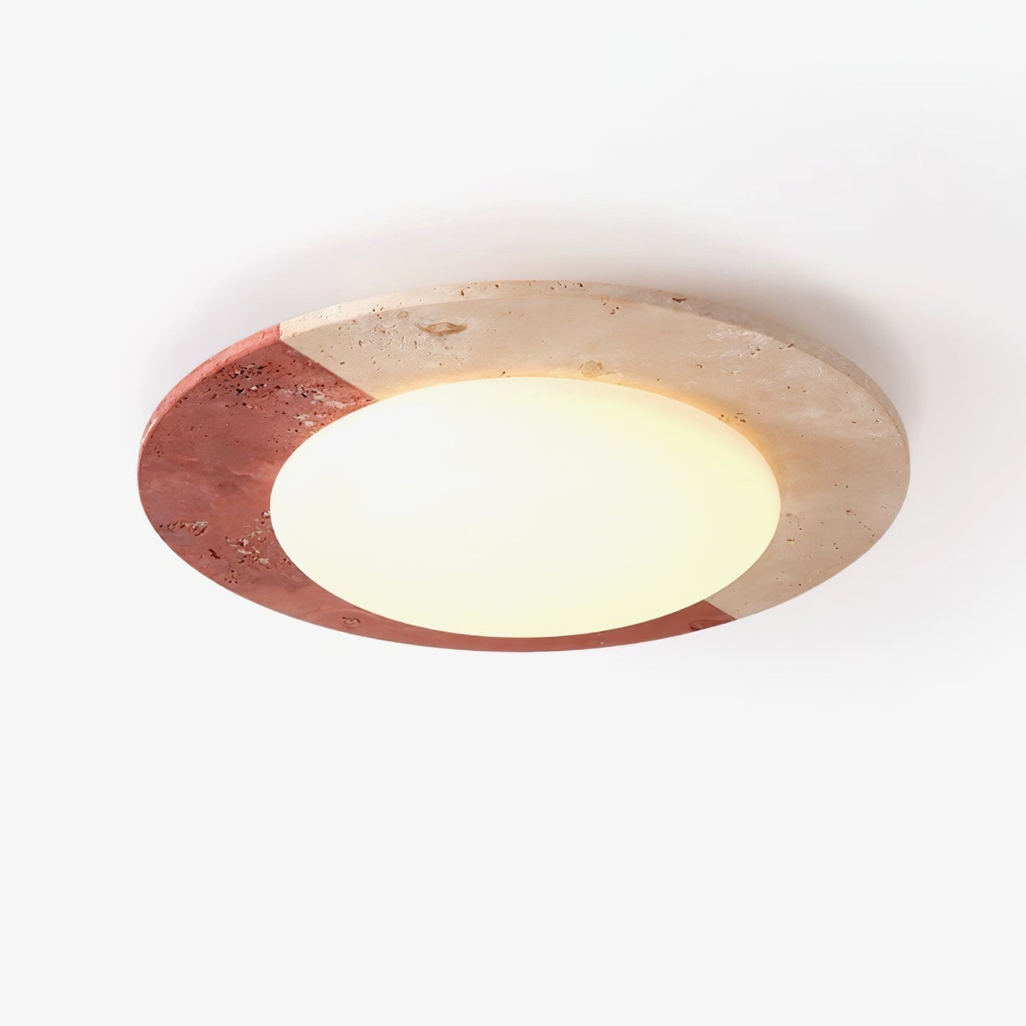 Celestial Ceiling Lamp | Travertine | Beige, Red, White