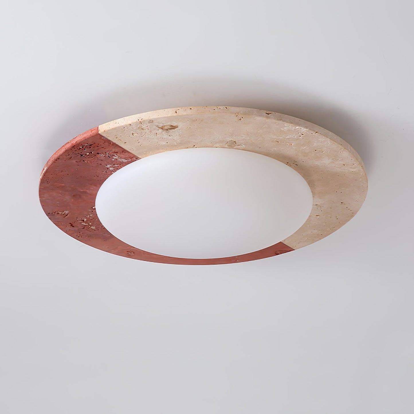 Celestial Ceiling Lamp | Travertine | Beige, Red, White