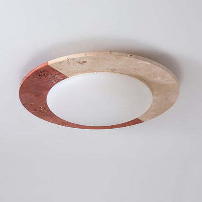 Celestial Ceiling Lamp | Travertine | Beige, Red, White