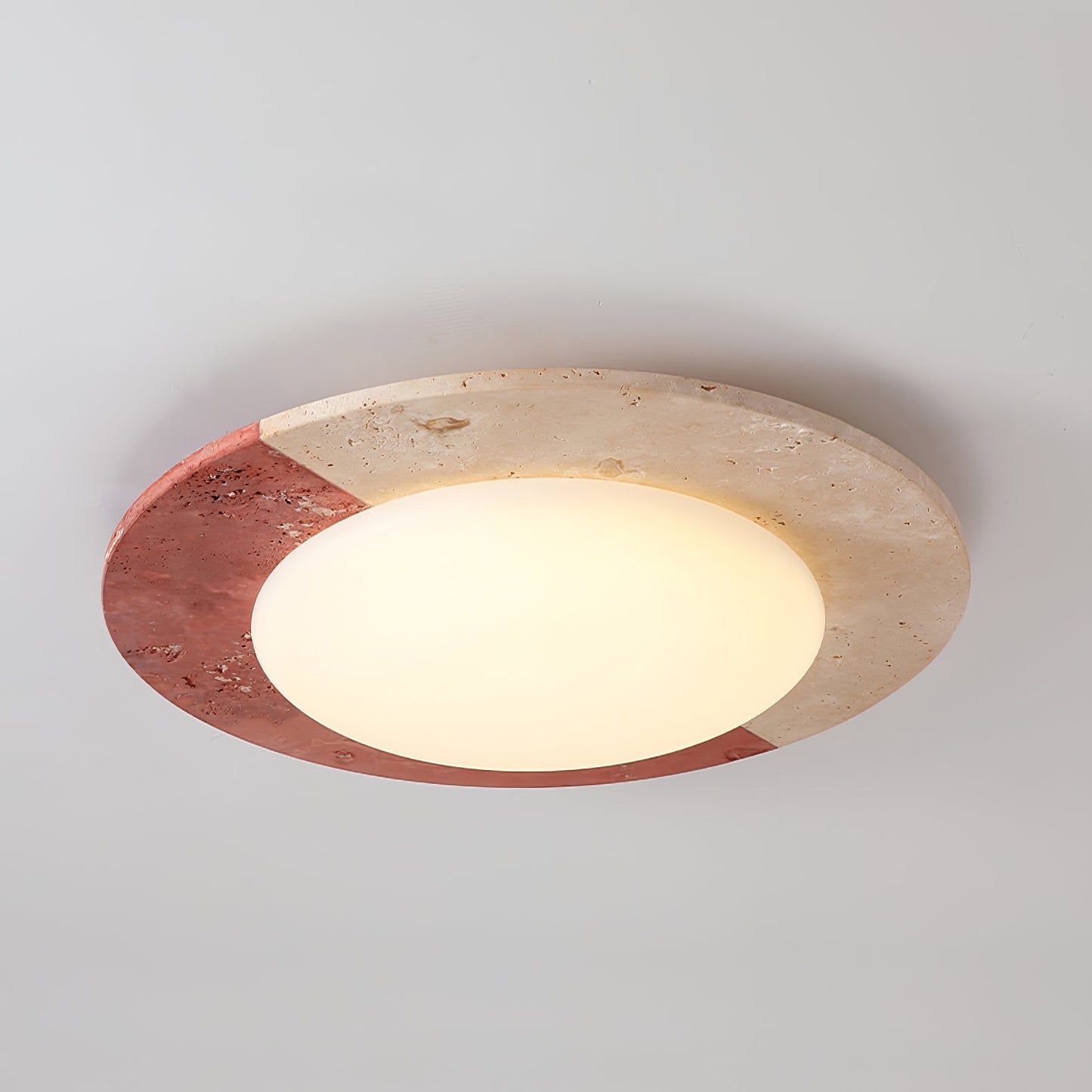 Celestial Ceiling Lamp | Travertine | Beige, Red, White