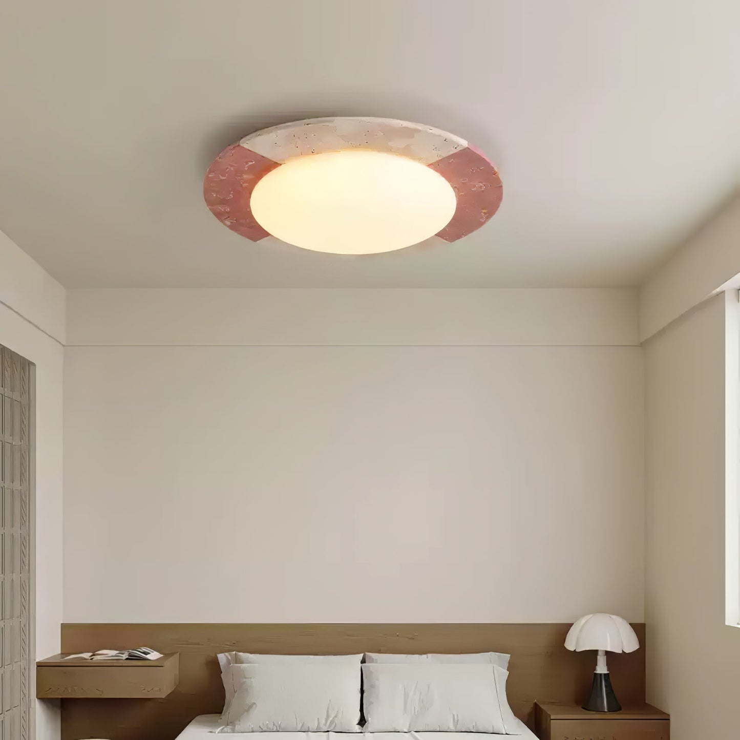 Celestial Ceiling Lamp | Travertine | Beige, Red, White