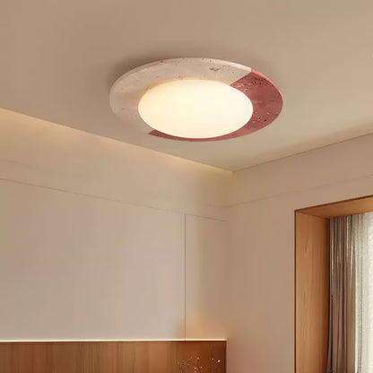 Celestial Ceiling Lamp | Travertine | Beige, Red, White