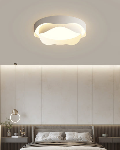 Cenia LED Ceiling Lamp | White Metal | Various Sizes
