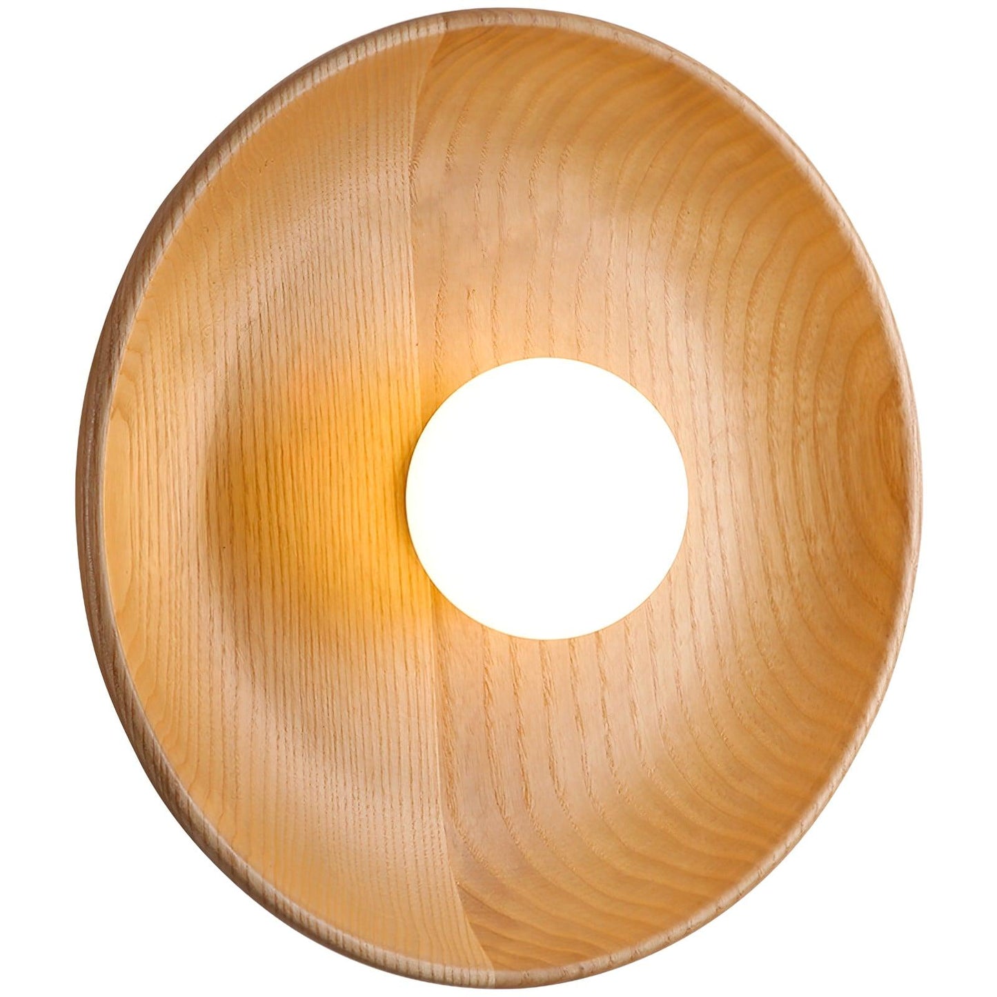 Centric Wall Lamp | Wood & Glass | Walnut