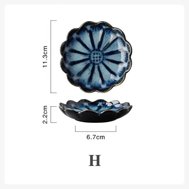 Ceramic Plate | Flower Shape | Elegant Design
