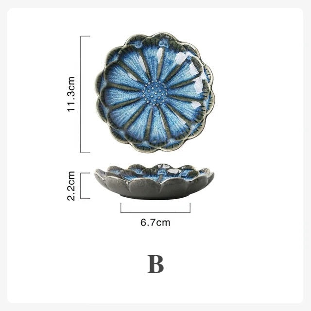 Ceramic Plate | Flower Shape | Elegant Design