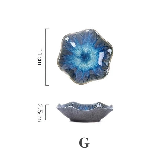 Ceramic Plate | Flower Shape | Elegant Design