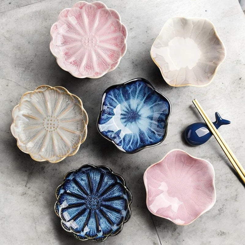 Ceramic Plate | Flower Shape | Elegant Design