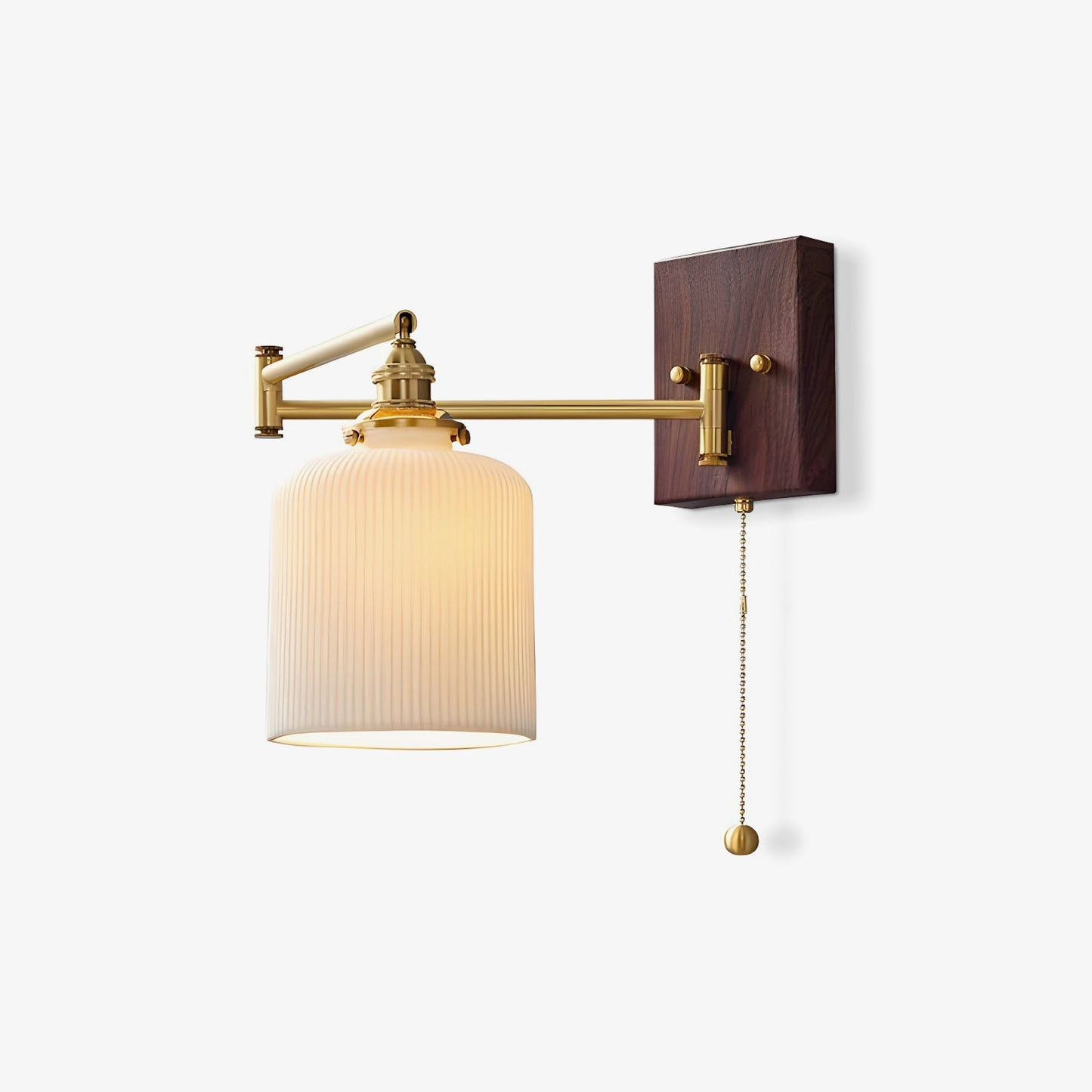 Ceramic Wall Lamp | Geometry Design | White