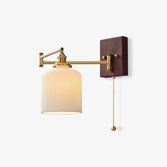 Ceramic Wall Lamp | Geometry Design | White