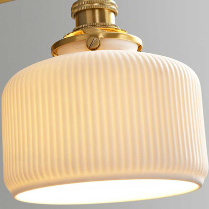 Ceramic Wall Lamp | Geometry Design | White