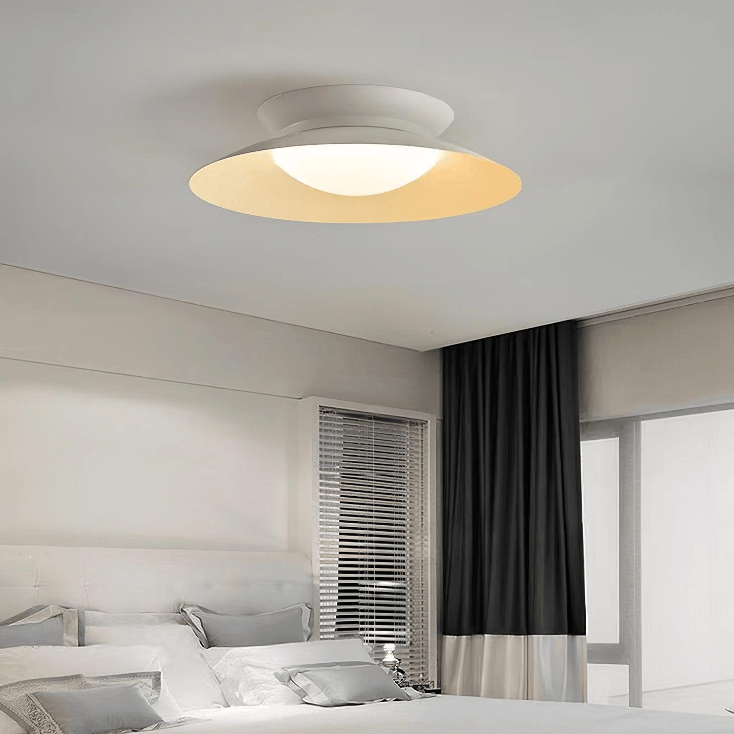 Cetra Ceiling Light | Aluminum/Acrylic | White