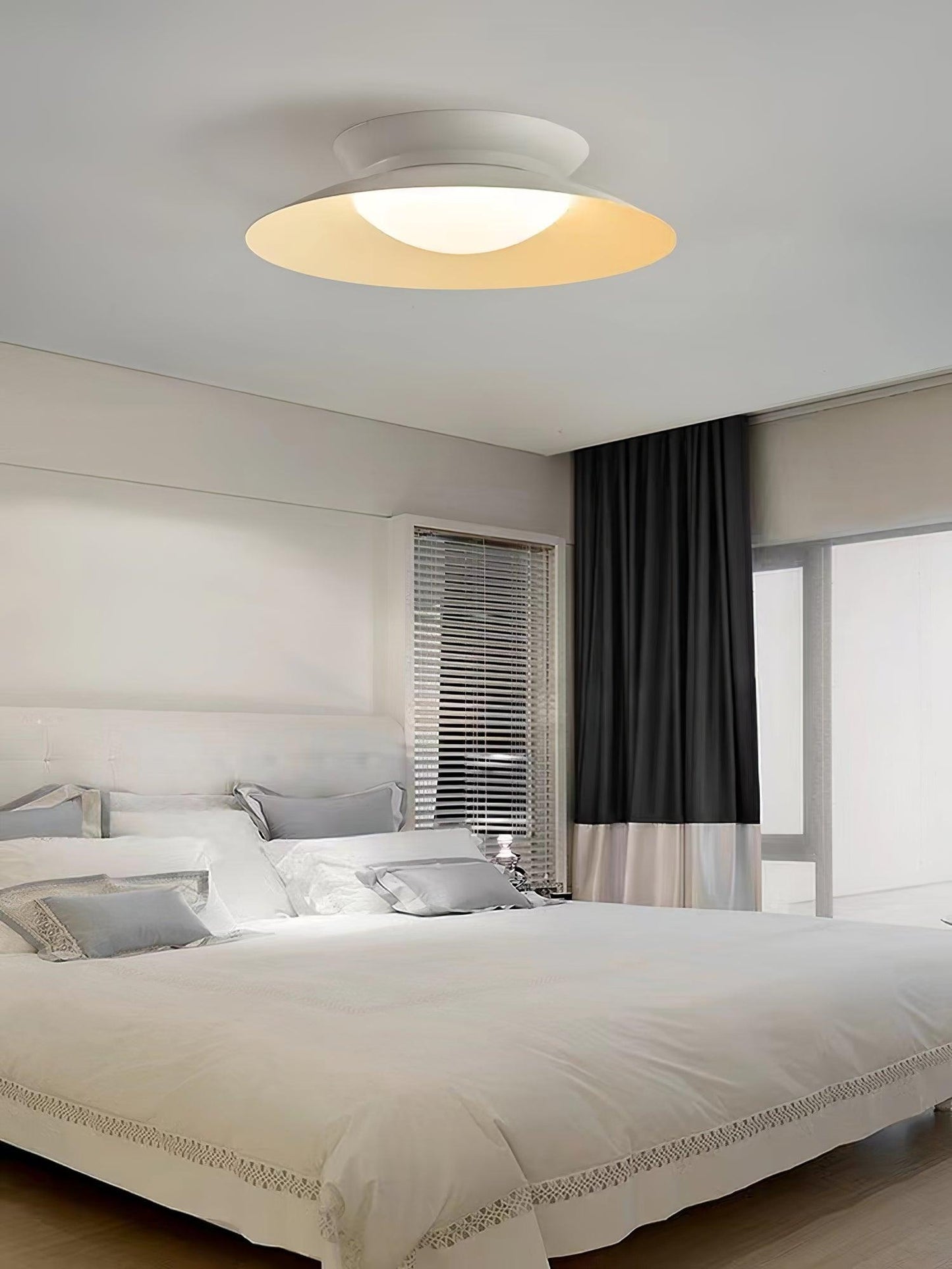 Cetra Ceiling Light | Aluminum/Acrylic | White
