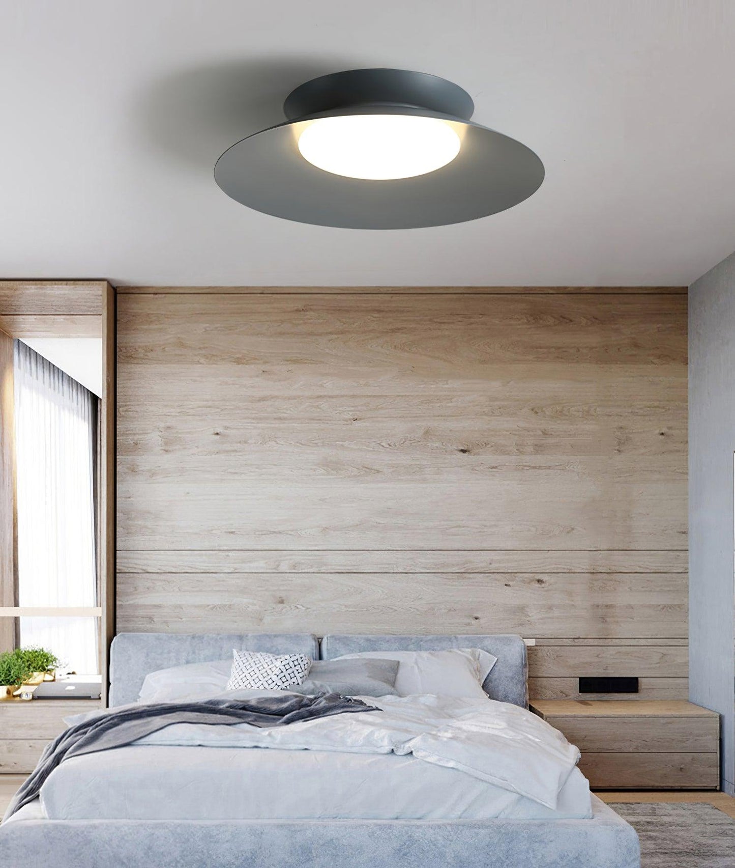 Cetra Ceiling Light | Aluminum/Acrylic | White