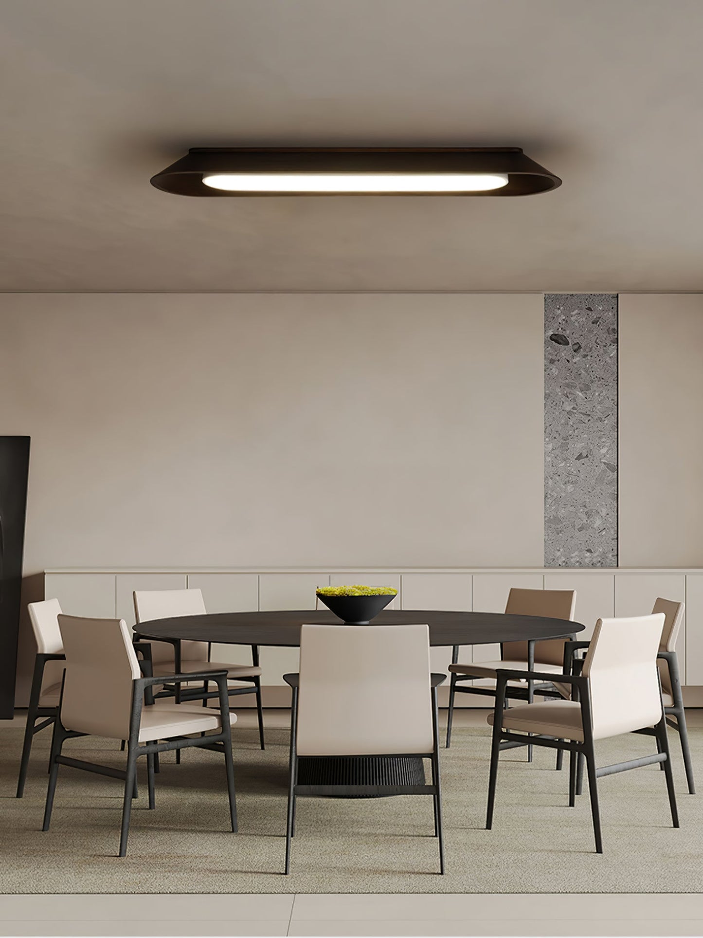 Channel Ceiling Lamp | Wood, Metal, Acrylic | Warm/Neutral/Cool Light
