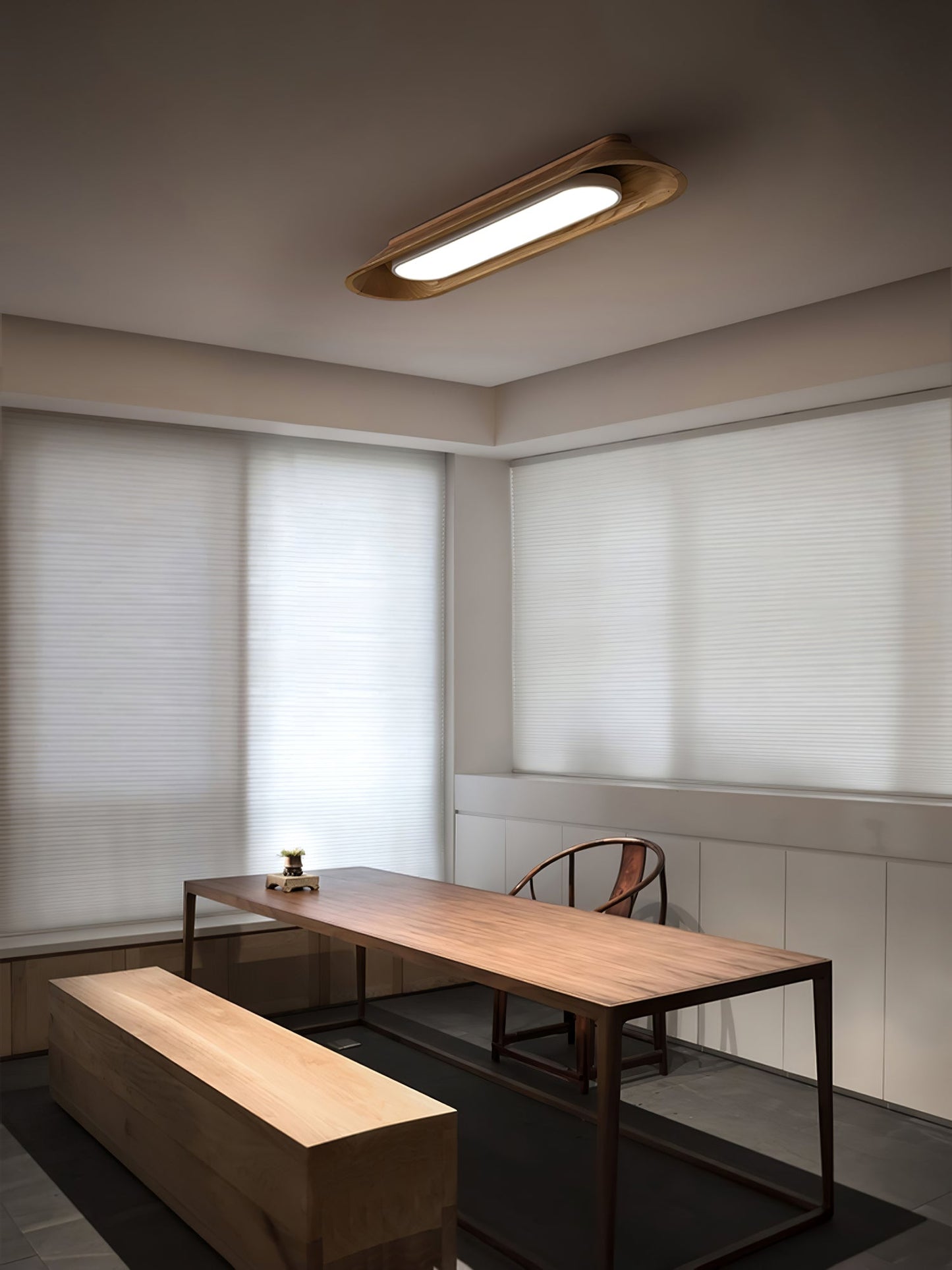 Channel Ceiling Lamp | Wood, Metal, Acrylic | Warm/Neutral/Cool Light