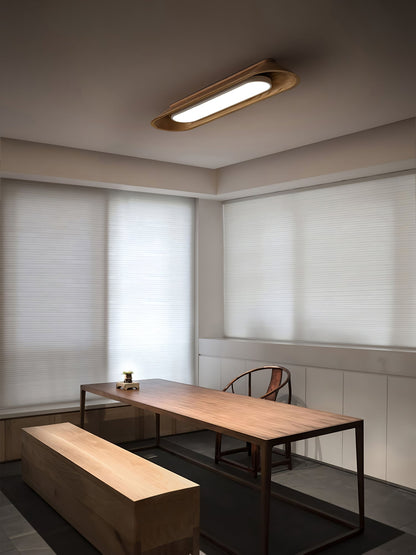 Channel Ceiling Lamp | Wood, Metal, Acrylic | Warm/Neutral/Cool Light