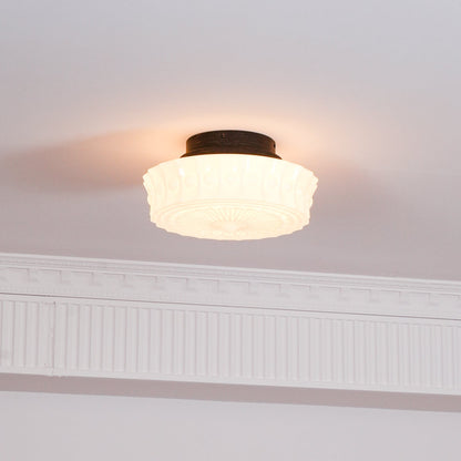 Charles Edwards Ceiling Lamp | Metal & Glass | Black Finish