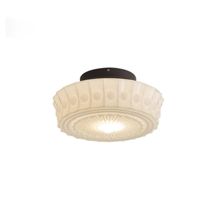 Charles Edwards Ceiling Lamp | Metal & Glass | Black Finish