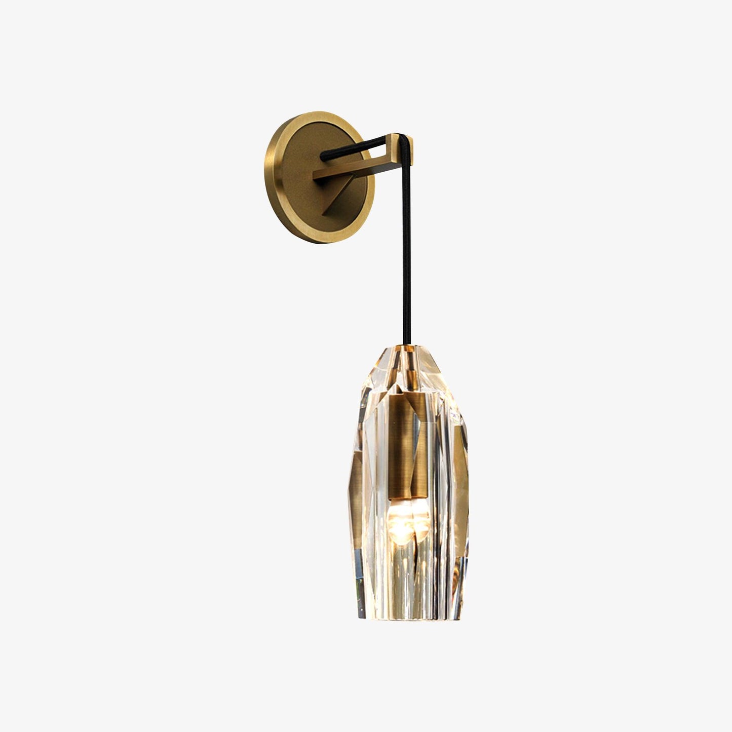 Chatelet Wall Sconce | Solid Brass & Crystal | Set of 2