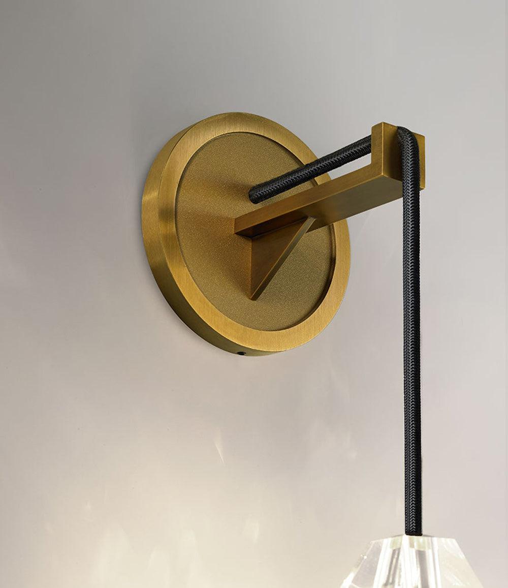 Chatelet Wall Sconce | Solid Brass & Crystal | Set of 2
